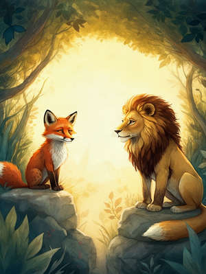 THE LIONESS AND THE FOX