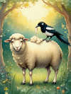 THE MAGPIE AND THE SHEEP