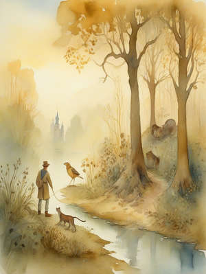 THE MAN AND THE WEASEL