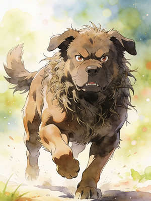 THE MISCHIEVOUS DOG