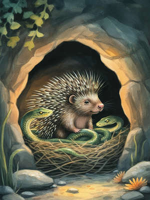 THE PORCUPINE AND THE SNAKES