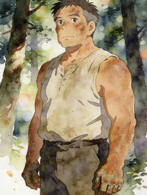 THE TREES AND THE WOODMAN