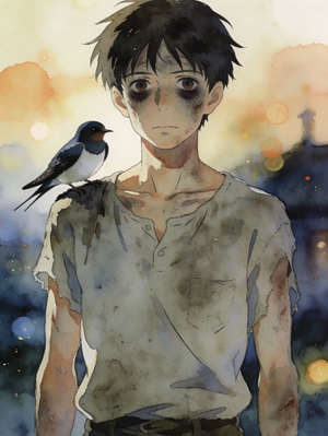 THE YOUNG MAN AND THE SWALLOW