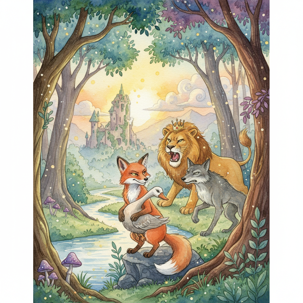 The Lion, the Wolf, and the Fox