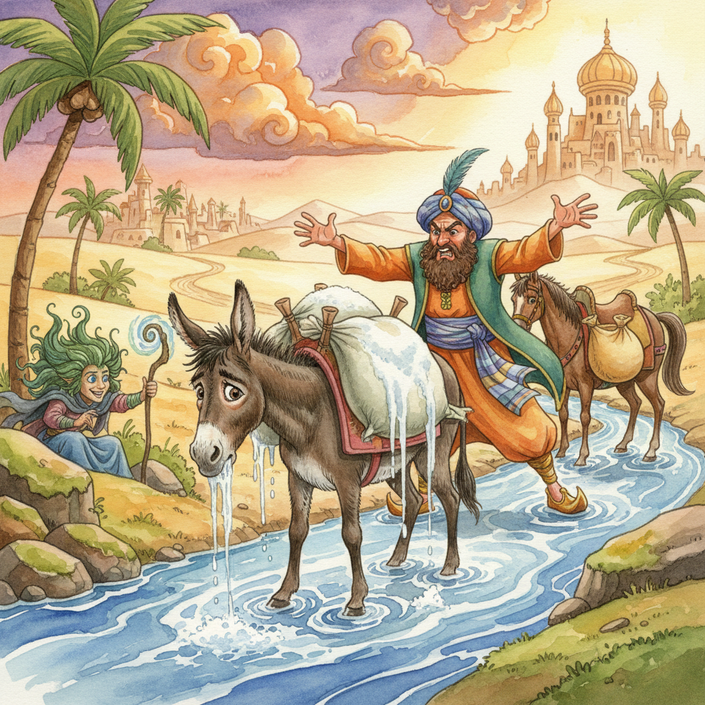 The Salt Merchant and His Ass