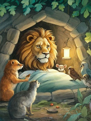 The Sick Lion
