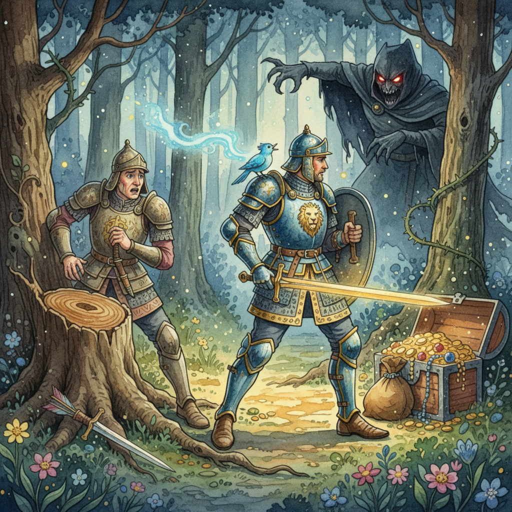 The Two Soldiers and the Robber