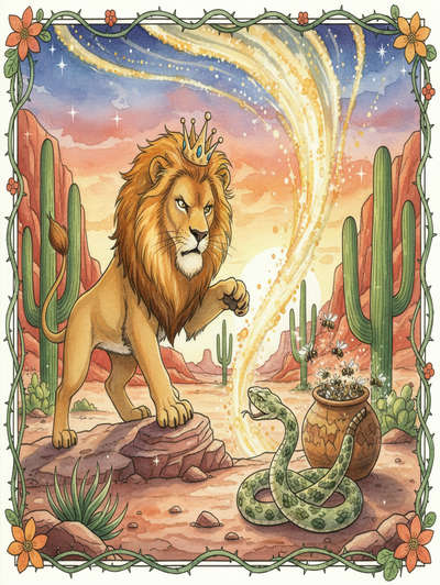 The Lion and the Rattlesnake