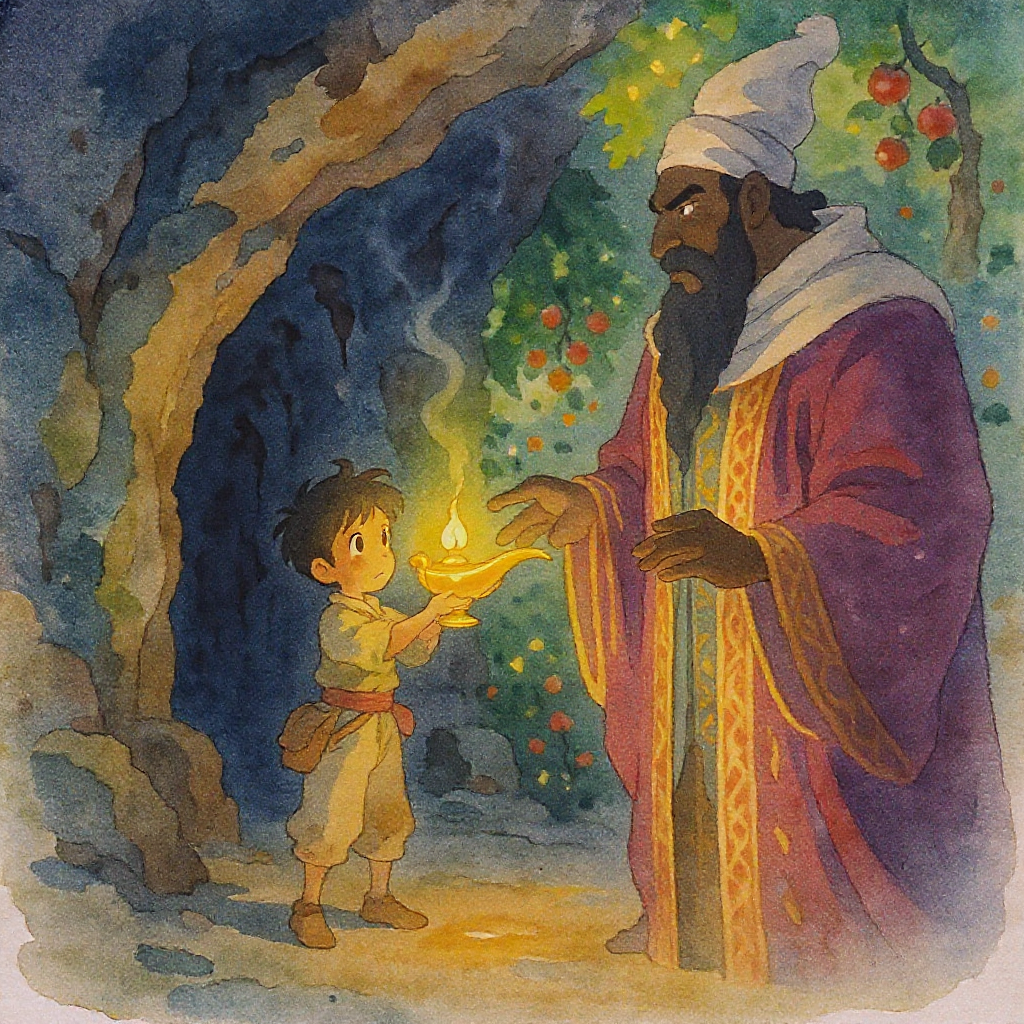 Cover: Aladdin and the Wonderful Lamp