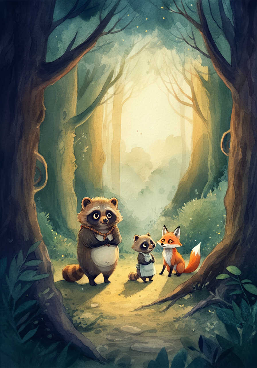 Cover: How the Wicked Tanuki Was Punished