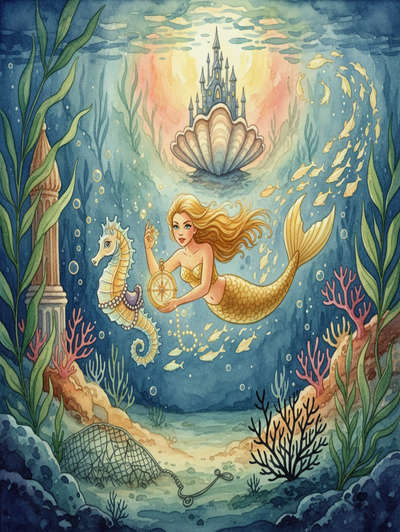 The golden mermaid