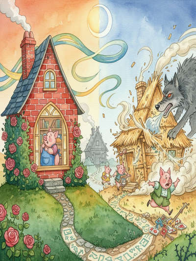 The three little pigs
