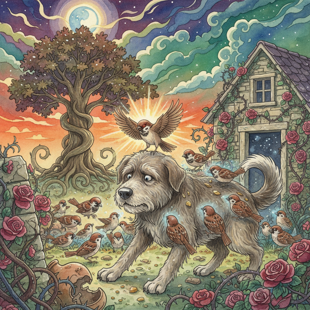 Cover: The Dog and the Sparrow