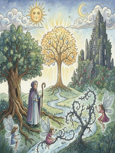 The punishment of the fairy Gangana