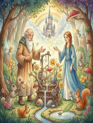 How the Hermit helped to win the King's Daughter