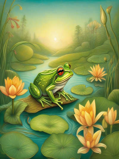 The frog