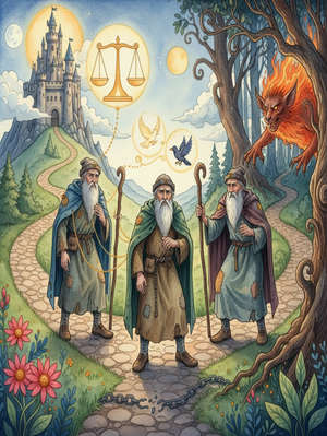 The story of three wonderful beggars
