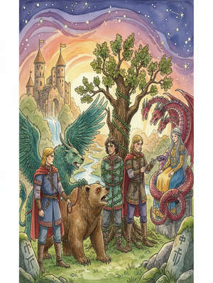 THE THREE PRINCES AND THEIR BEASTS (LITHUANIAN FAIRY TALE)