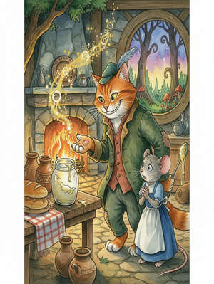 The cat and the mouse in partnership