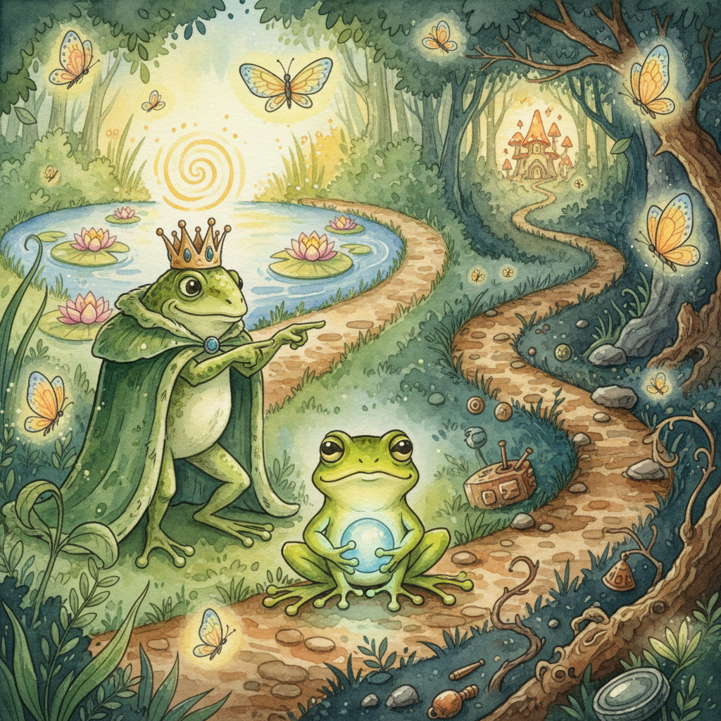 Cover: The Little Green Frog