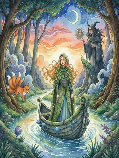 The witch in the stone boat