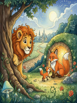 THE LION AND THE FOX