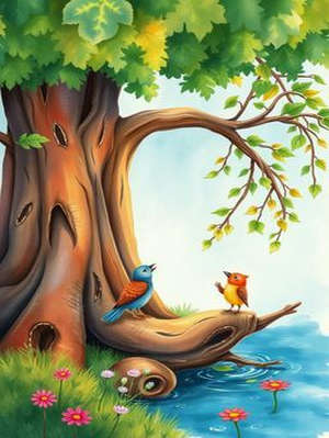 THE TALKING BIRD, THE SINGING TREE, AND THE GOLDEN WATER
