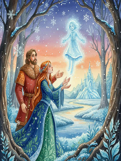 THE LITTLE DAUGHTER OF THE SNOW