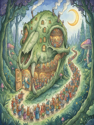 WHO LIVED IN THE SKULL?