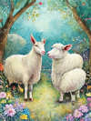 A She-Goat, a Sheep and a Sow