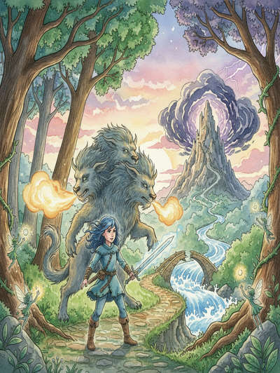 SYBILLA, MYRTILLO, AND FURIOSO