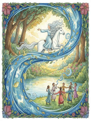 The White Horse Girl and the Blue Wind