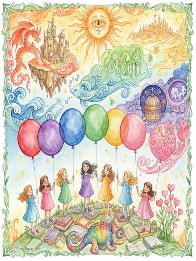 What Six Girls with Balloons Told the
