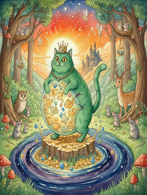 THE GREEDY CAT