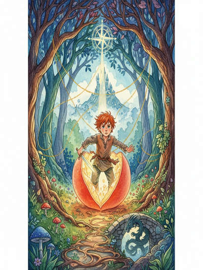 THE BOY IN A PEACH