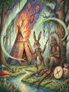 RABBIT AND THE INDIAN CHIEF