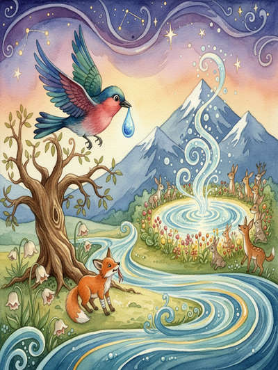 THE SONG-BIRD AND THE HEALING WATERS