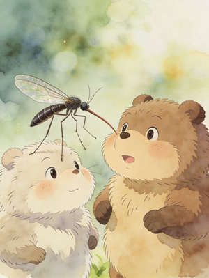 THE STORY OF MOSQUITO LONG-NOSE AND FUZZY BEAR, MISHKA SHORT-TAIL