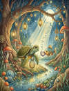 A TURTLE AND A FISH