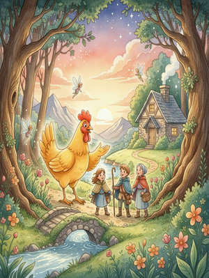 THE YELLOW HEN