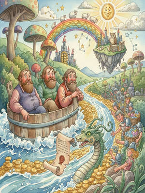 THREE MEN IN A TUB