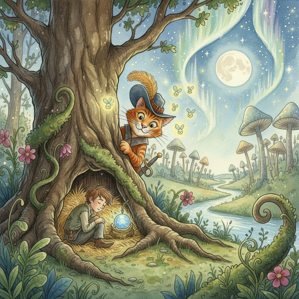 PUSS DISCOVERS WHERE JACK IS HIDING