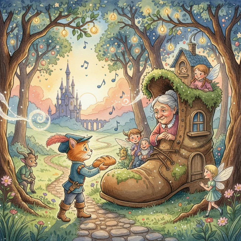 PUSS in BOOTS, JR., VISITS the OLD WOMAN in the SHOE