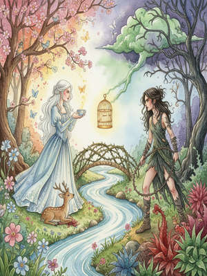 WHITE CAROLINE AND BLACK CAROLINE