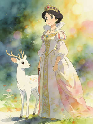 THE WHITE FAWN