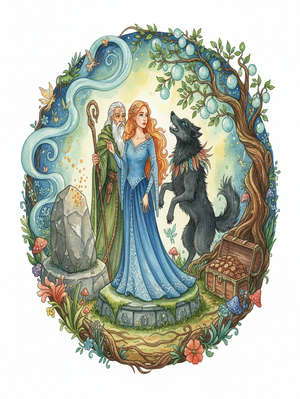 THE DAMSEL AND THE SAGE