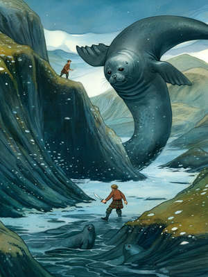 THE SEAL CATCHER AND THE MERMAN