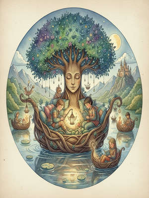 TREE MOTHER AND THE DROWSY BOAT