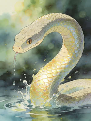 WHY THE SERPENT SHEDS HIS SKIN