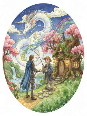 HOW THE KNIGHT CAME TO THE FISHERMAN
